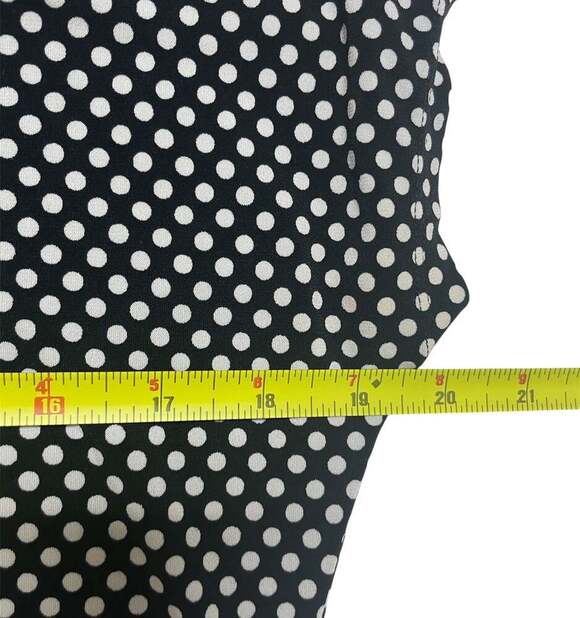Polka-Dot Top Chicos Size 0 - Picture 2 of 4